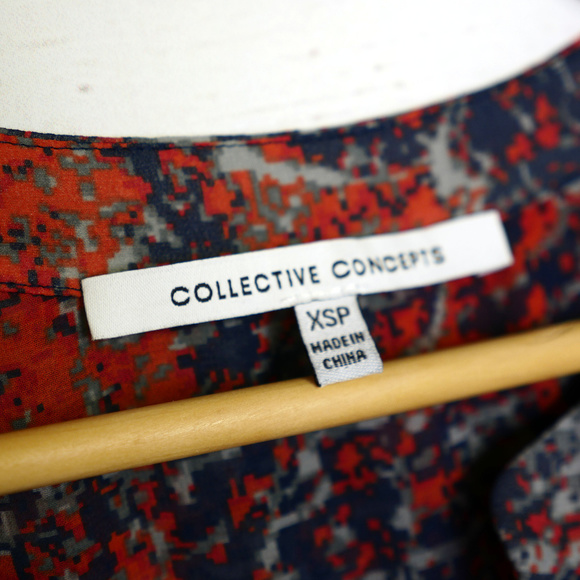 Collective Concepts | long sleeve sheere blouse - Picture 7 of 7